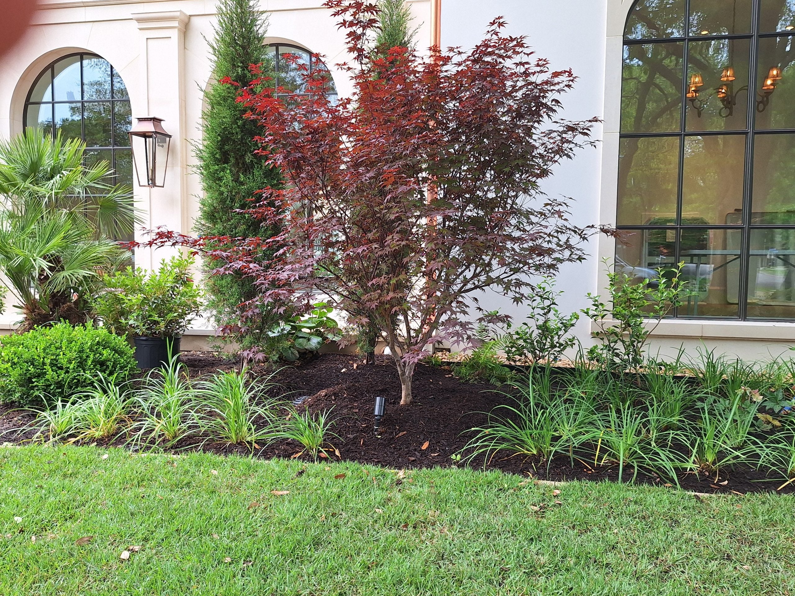 Landscape lighting installation