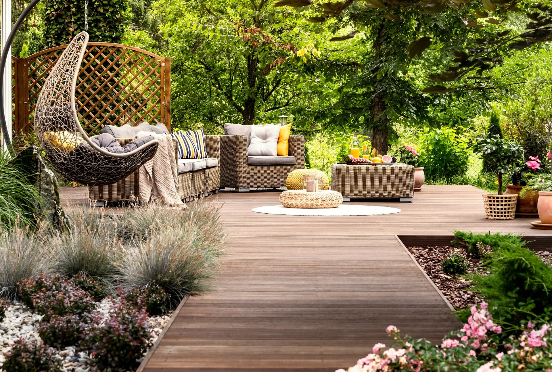 Garden planter installation