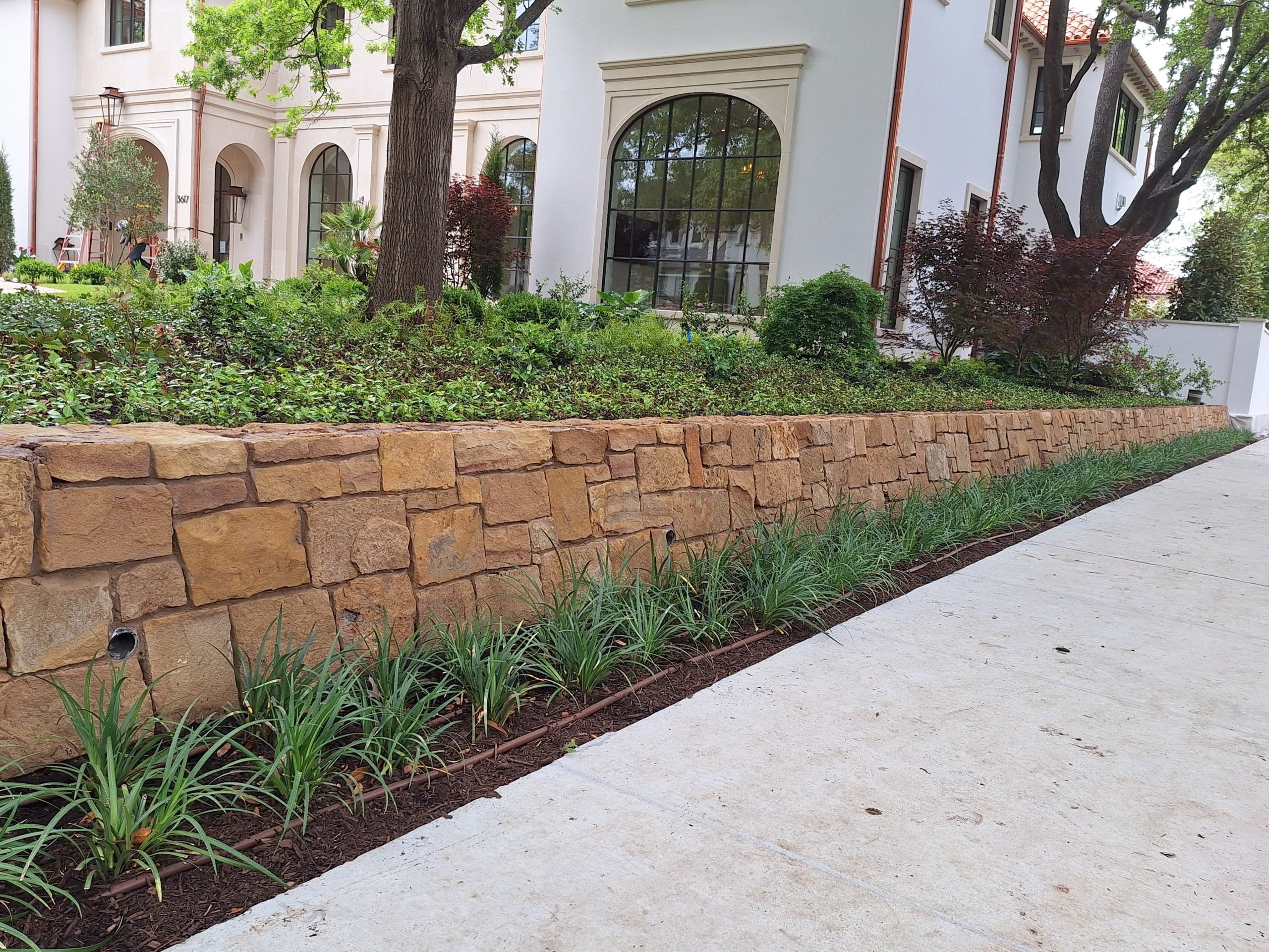 Sprinkler system installation